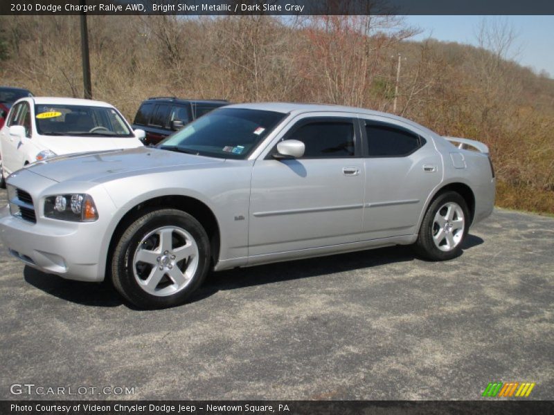 Bright Silver Metallic / Dark Slate Gray 2010 Dodge Charger Rallye AWD