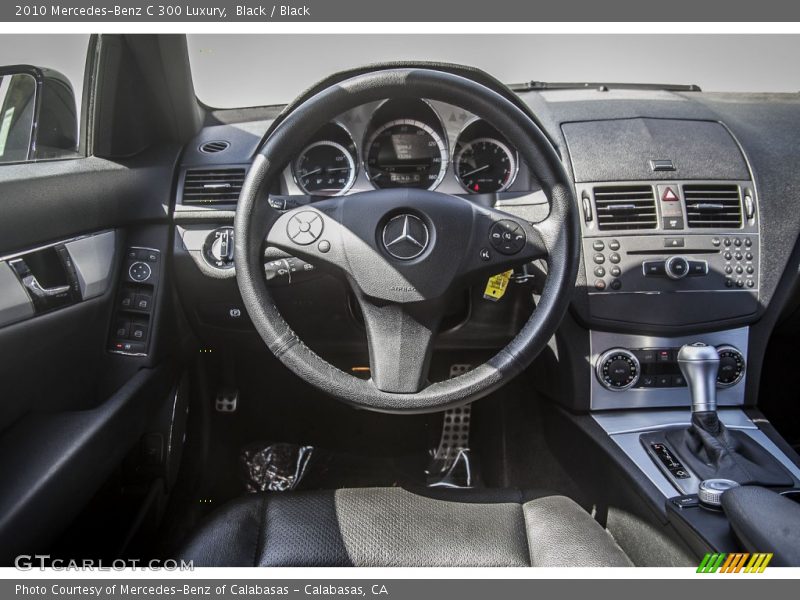 Black / Black 2010 Mercedes-Benz C 300 Luxury