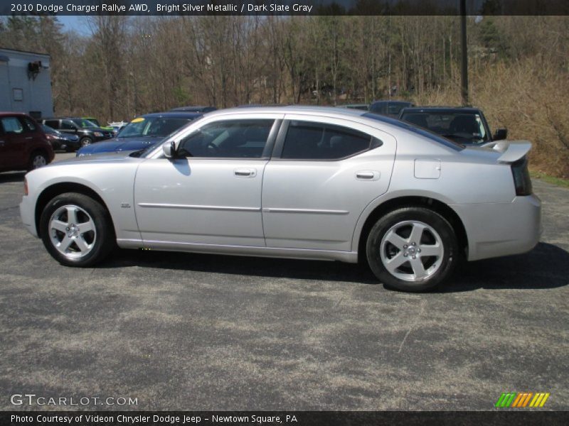 Bright Silver Metallic / Dark Slate Gray 2010 Dodge Charger Rallye AWD