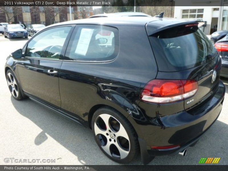 Deep Black Metallic / Titan Black 2011 Volkswagen GTI 2 Door