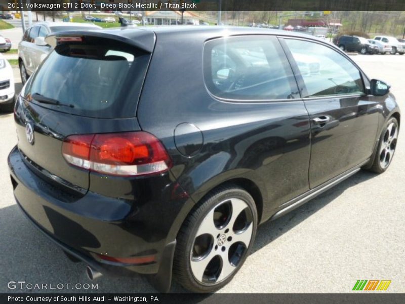 Deep Black Metallic / Titan Black 2011 Volkswagen GTI 2 Door