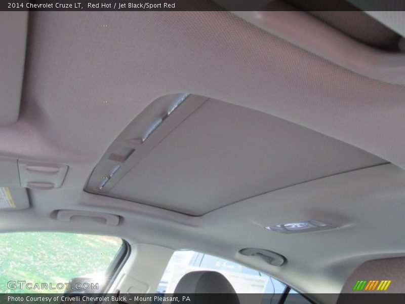 Red Hot / Jet Black/Sport Red 2014 Chevrolet Cruze LT