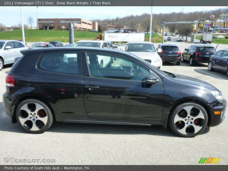 Deep Black Metallic / Titan Black 2011 Volkswagen GTI 2 Door