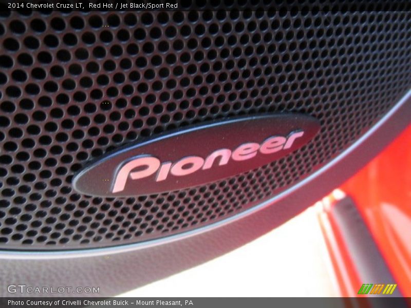 Red Hot / Jet Black/Sport Red 2014 Chevrolet Cruze LT