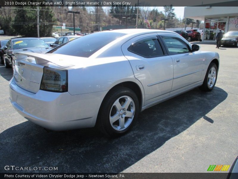 Bright Silver Metallic / Dark Slate Gray 2010 Dodge Charger Rallye AWD