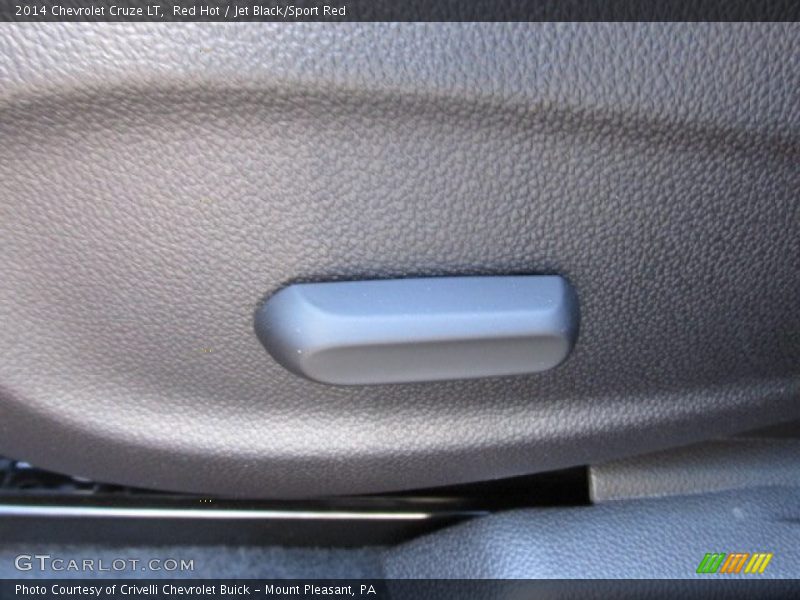 Red Hot / Jet Black/Sport Red 2014 Chevrolet Cruze LT