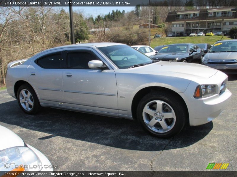 Bright Silver Metallic / Dark Slate Gray 2010 Dodge Charger Rallye AWD