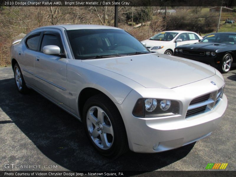 Bright Silver Metallic / Dark Slate Gray 2010 Dodge Charger Rallye AWD