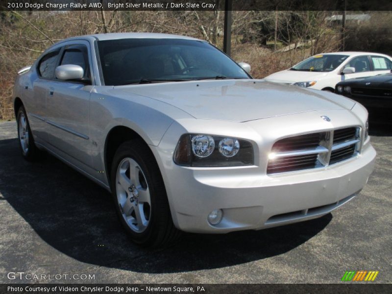 Bright Silver Metallic / Dark Slate Gray 2010 Dodge Charger Rallye AWD