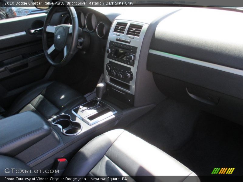 Bright Silver Metallic / Dark Slate Gray 2010 Dodge Charger Rallye AWD