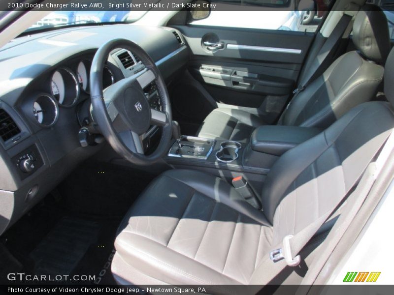 Bright Silver Metallic / Dark Slate Gray 2010 Dodge Charger Rallye AWD