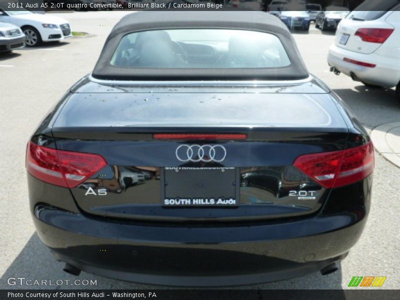 Brilliant Black / Cardamom Beige 2011 Audi A5 2.0T quattro Convertible
