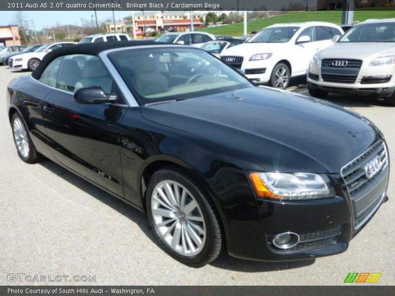 Front 3/4 View of 2011 A5 2.0T quattro Convertible