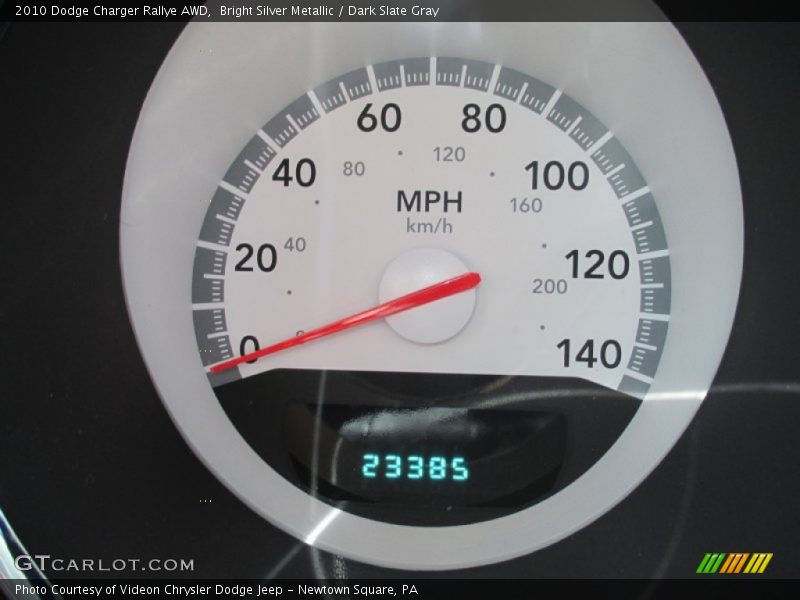 Bright Silver Metallic / Dark Slate Gray 2010 Dodge Charger Rallye AWD