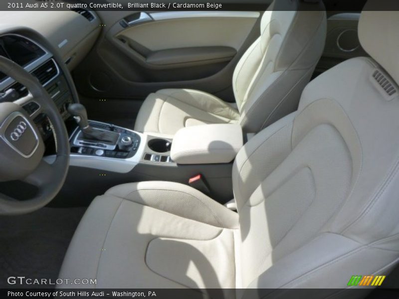 Brilliant Black / Cardamom Beige 2011 Audi A5 2.0T quattro Convertible