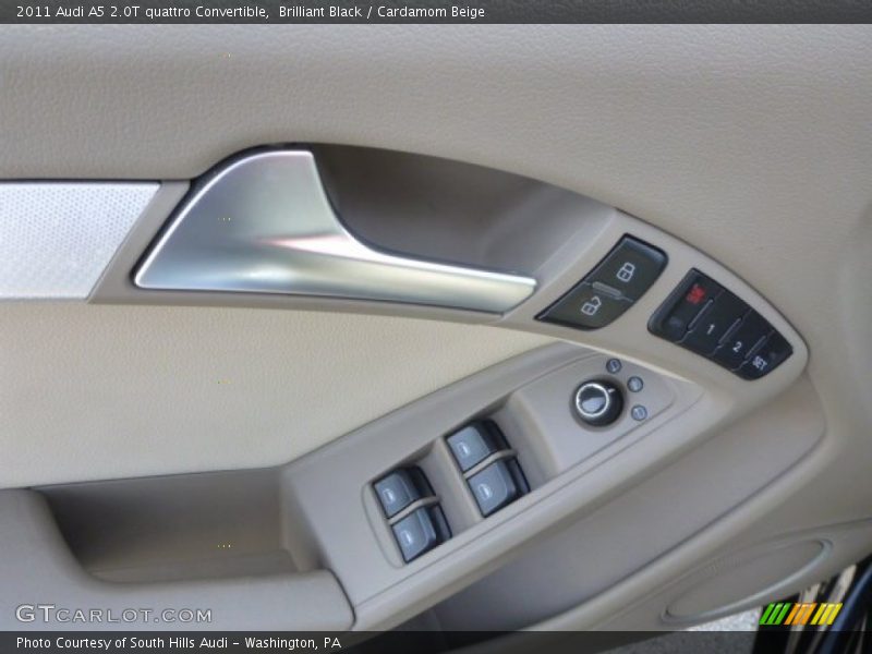 Brilliant Black / Cardamom Beige 2011 Audi A5 2.0T quattro Convertible