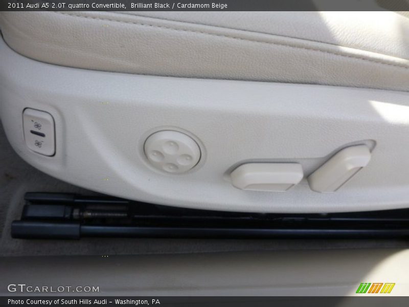 Brilliant Black / Cardamom Beige 2011 Audi A5 2.0T quattro Convertible