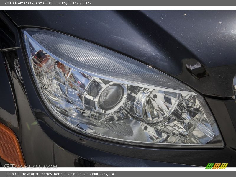 Black / Black 2010 Mercedes-Benz C 300 Luxury