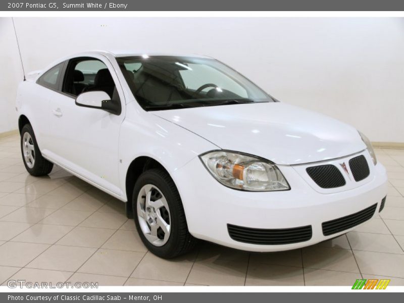 Summit White / Ebony 2007 Pontiac G5