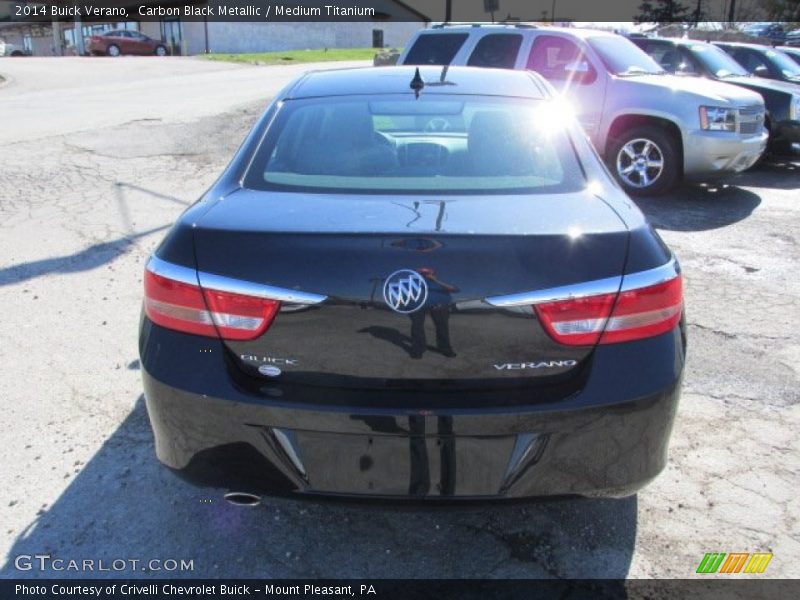 Carbon Black Metallic / Medium Titanium 2014 Buick Verano