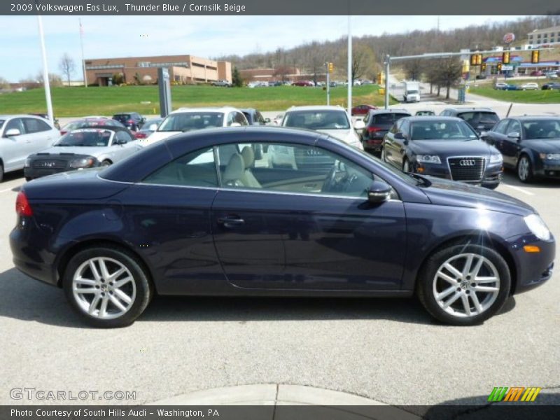 Thunder Blue / Cornsilk Beige 2009 Volkswagen Eos Lux