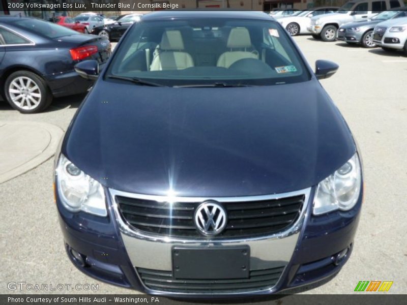 Thunder Blue / Cornsilk Beige 2009 Volkswagen Eos Lux