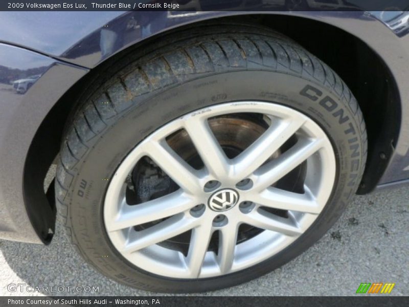 Thunder Blue / Cornsilk Beige 2009 Volkswagen Eos Lux