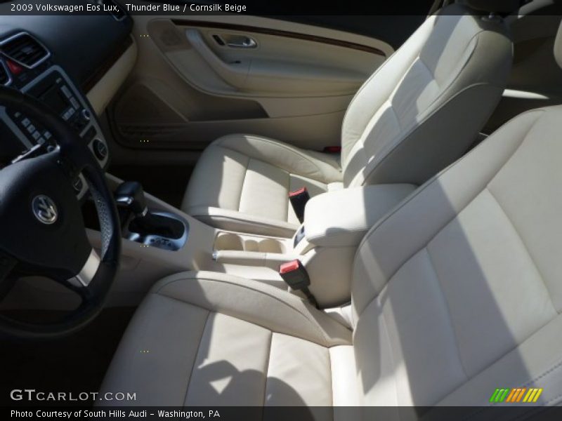 Thunder Blue / Cornsilk Beige 2009 Volkswagen Eos Lux