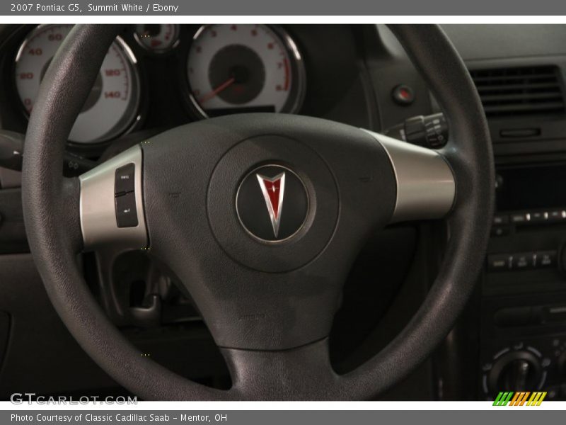 Summit White / Ebony 2007 Pontiac G5