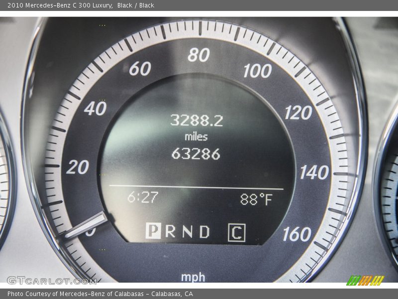 Black / Black 2010 Mercedes-Benz C 300 Luxury