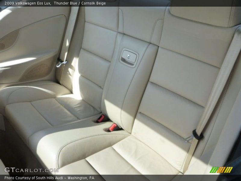Thunder Blue / Cornsilk Beige 2009 Volkswagen Eos Lux