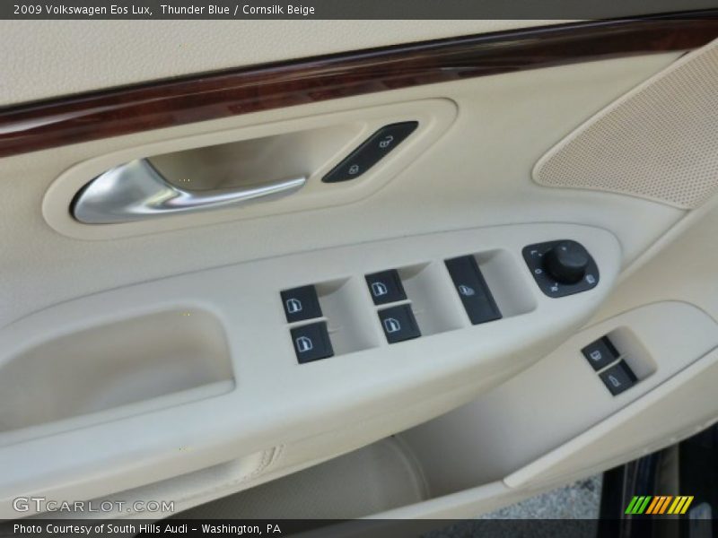 Thunder Blue / Cornsilk Beige 2009 Volkswagen Eos Lux