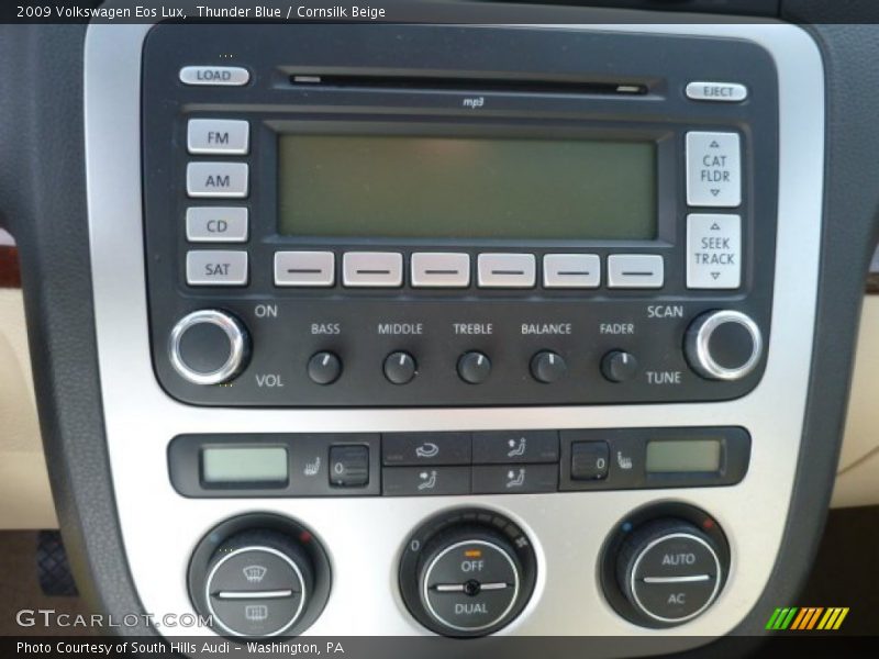 Thunder Blue / Cornsilk Beige 2009 Volkswagen Eos Lux