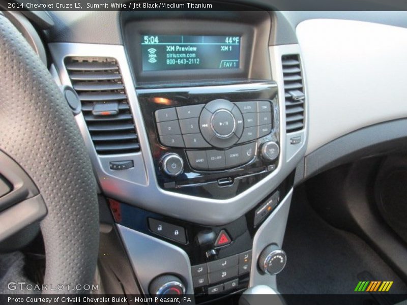 Summit White / Jet Black/Medium Titanium 2014 Chevrolet Cruze LS