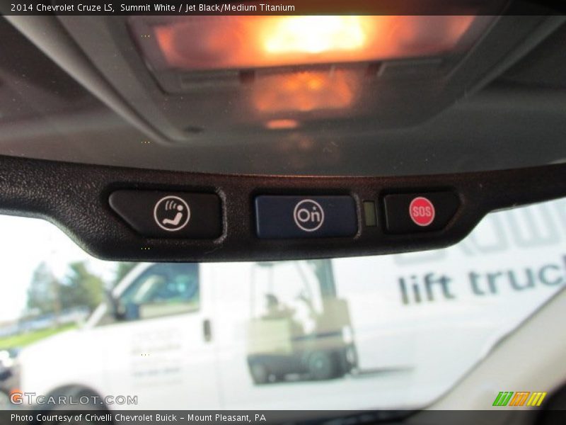 Summit White / Jet Black/Medium Titanium 2014 Chevrolet Cruze LS