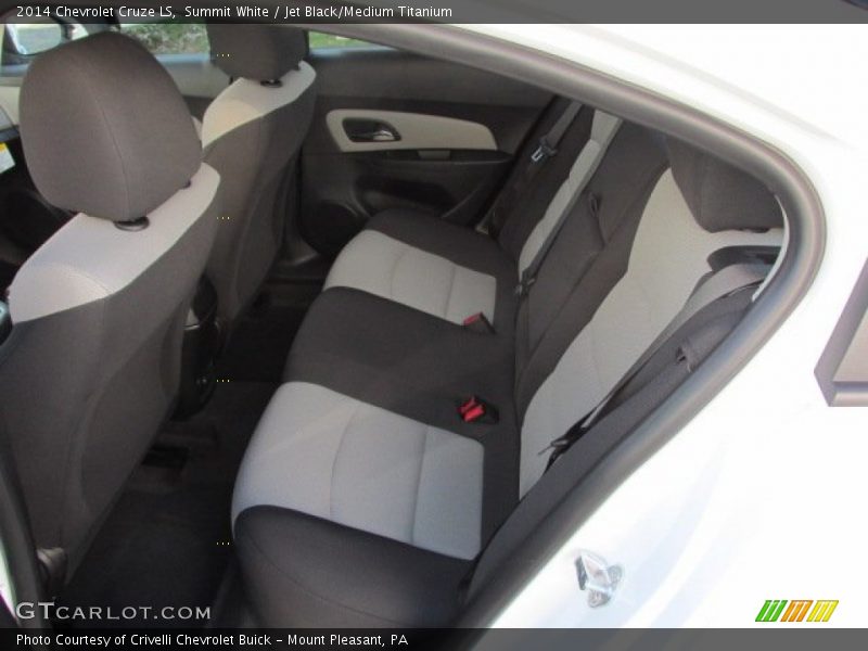 Summit White / Jet Black/Medium Titanium 2014 Chevrolet Cruze LS