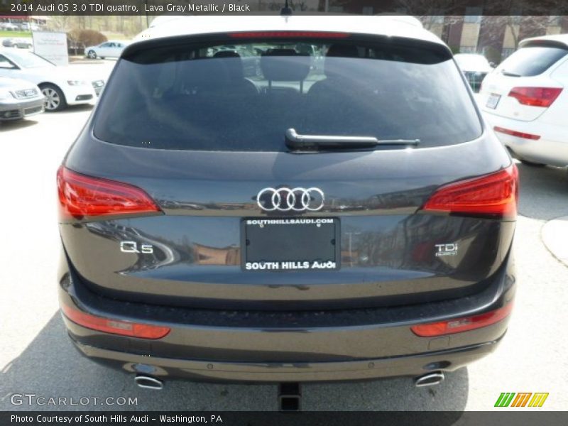 Lava Gray Metallic / Black 2014 Audi Q5 3.0 TDI quattro