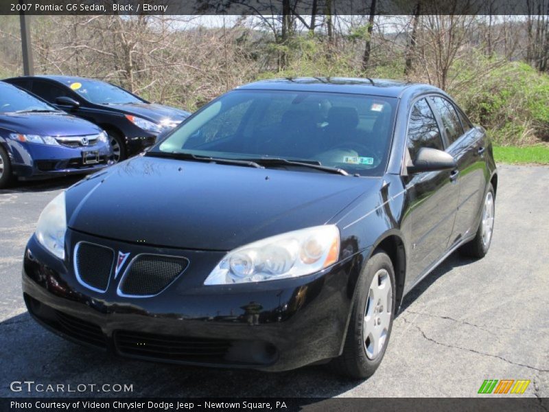 Black / Ebony 2007 Pontiac G6 Sedan