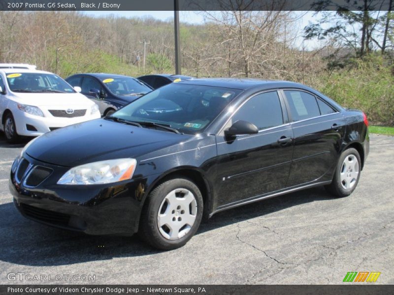 Black / Ebony 2007 Pontiac G6 Sedan