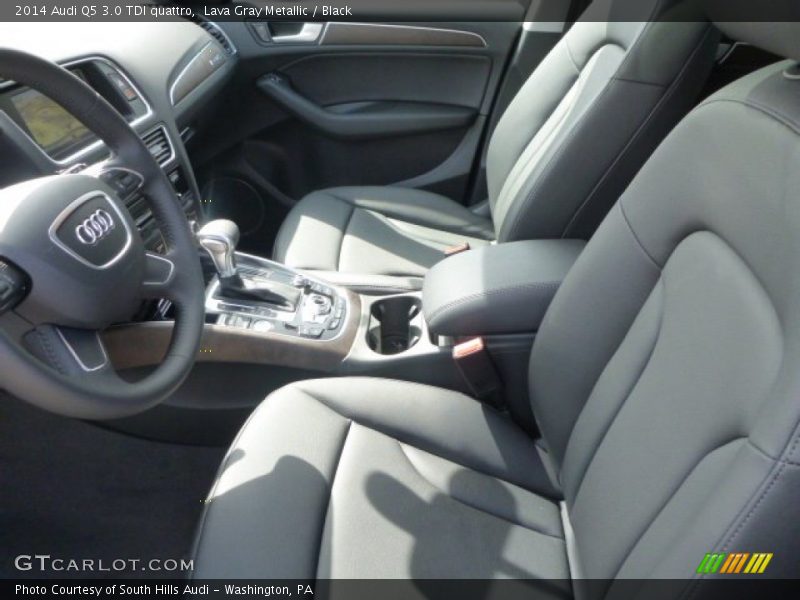 Lava Gray Metallic / Black 2014 Audi Q5 3.0 TDI quattro