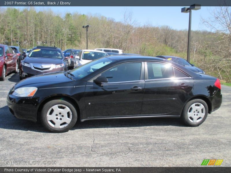 Black / Ebony 2007 Pontiac G6 Sedan