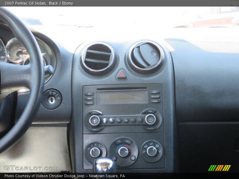Black / Ebony 2007 Pontiac G6 Sedan