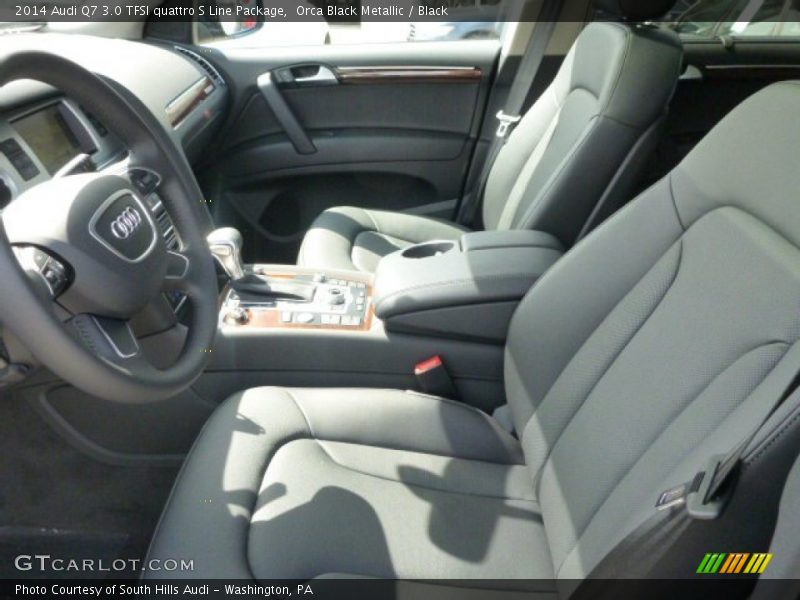 Orca Black Metallic / Black 2014 Audi Q7 3.0 TFSI quattro S Line Package