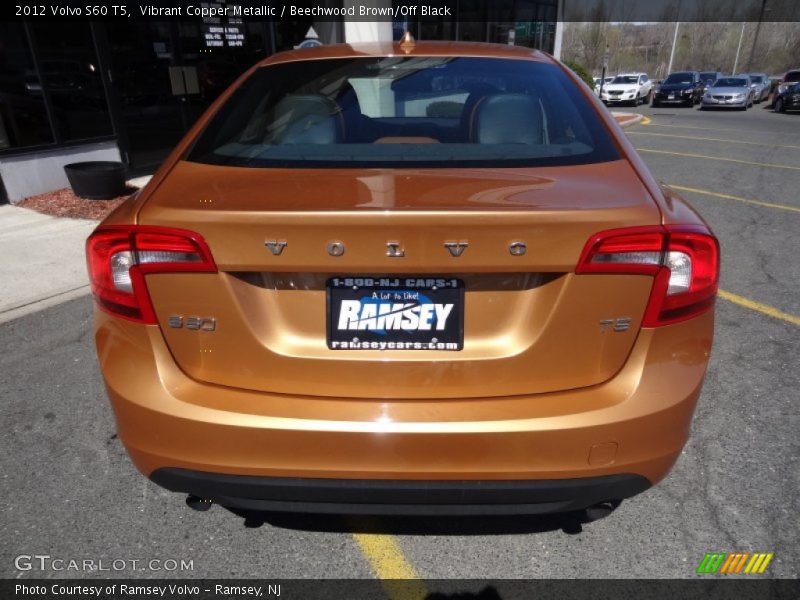 Vibrant Copper Metallic / Beechwood Brown/Off Black 2012 Volvo S60 T5