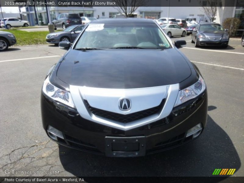 Crystal Black Pearl / Ebony Black 2011 Acura TL 3.7 SH-AWD