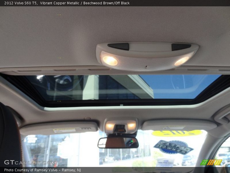 Vibrant Copper Metallic / Beechwood Brown/Off Black 2012 Volvo S60 T5