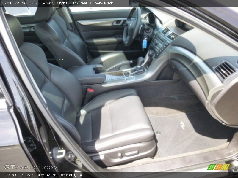 Crystal Black Pearl / Ebony Black 2011 Acura TL 3.7 SH-AWD