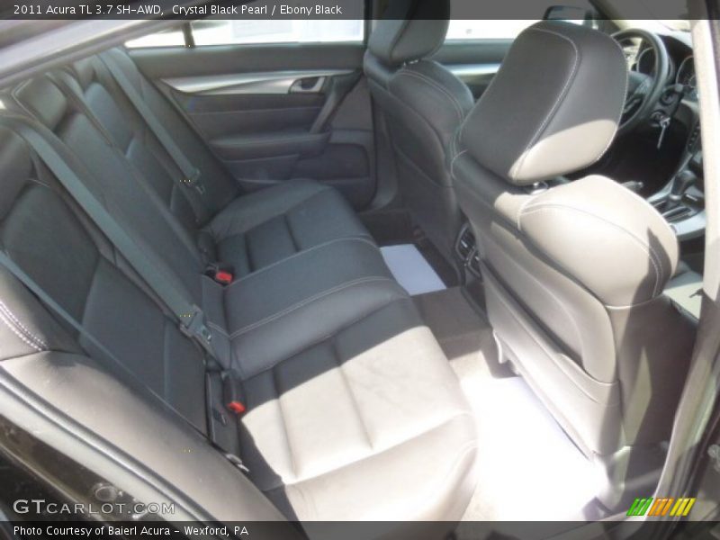 Crystal Black Pearl / Ebony Black 2011 Acura TL 3.7 SH-AWD