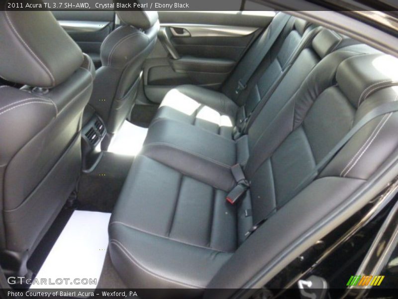 Crystal Black Pearl / Ebony Black 2011 Acura TL 3.7 SH-AWD