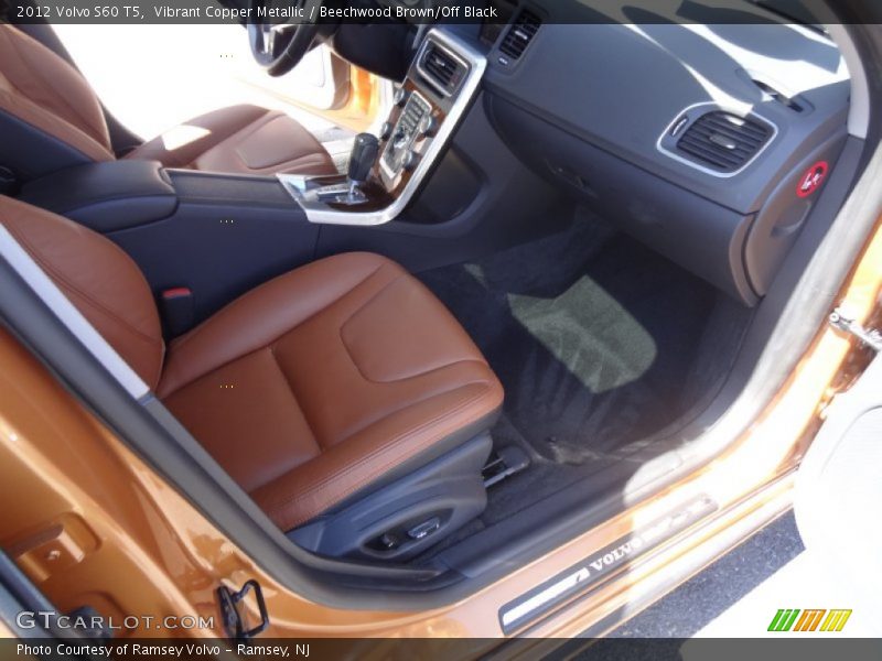 Vibrant Copper Metallic / Beechwood Brown/Off Black 2012 Volvo S60 T5